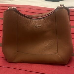 Kate Spade Tan Leather Shoulder Bag